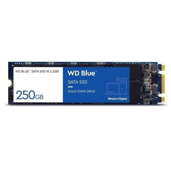 WESTERN DIGITAL Hårddisk SA510 - SATA SSD - 500GB intern - M2-format - Blå