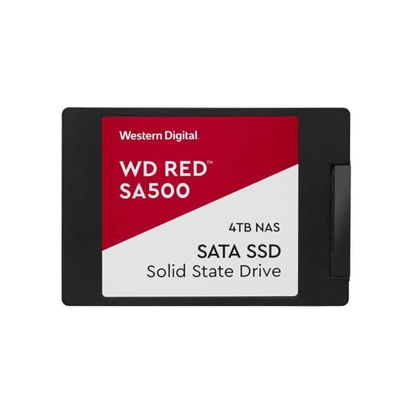 NAS Red™ SA500 SATA SSD - WESTERN DIGITAL - 4 TB - 24/7 kontinuerlig drift - 3D NAND-teknik