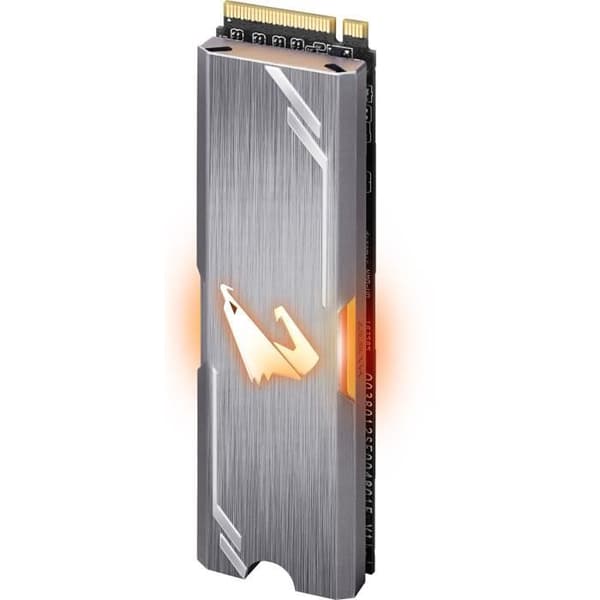 GIGABYTE - Intern SSD - Aorus RGB - 512GB - M.2 NVMe (GP-ASM2NE2512GTTDR)