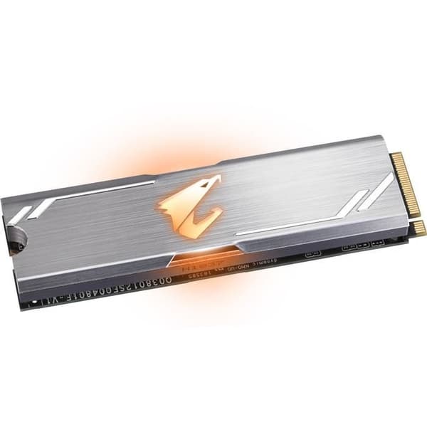 GIGABYTE - Intern SSD - Aorus RGB - 512GB - M.2 NVMe (GP-ASM2NE2512GTTDR)