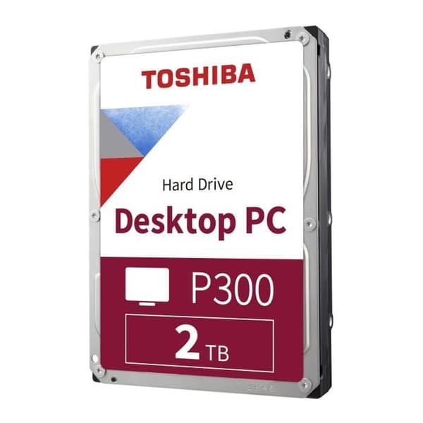 TOSHIBA - Intern hårddisk - P300 - 2TB - 7200 rpm - 3,5" Retail Box (HDWD120EZST)
