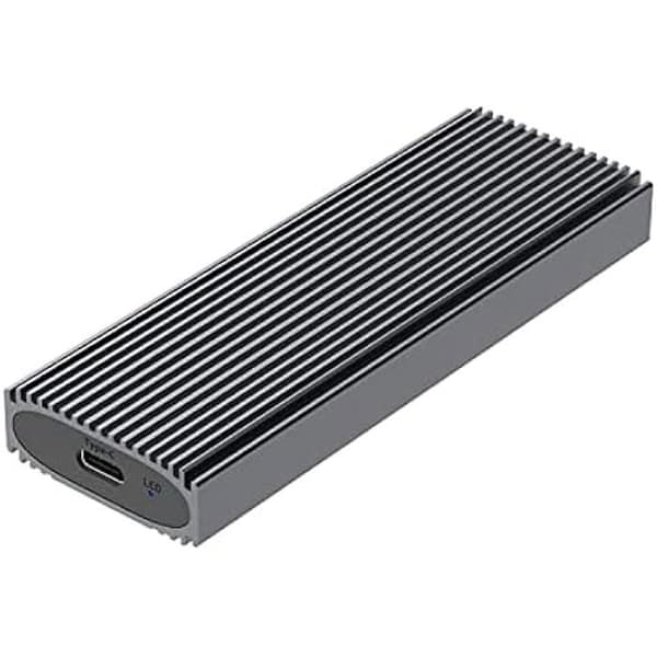 AISENS - ASM2-023GR - Externt hölje för M.2 SSD NVME A USB3.2 GEN2, Grå Grå