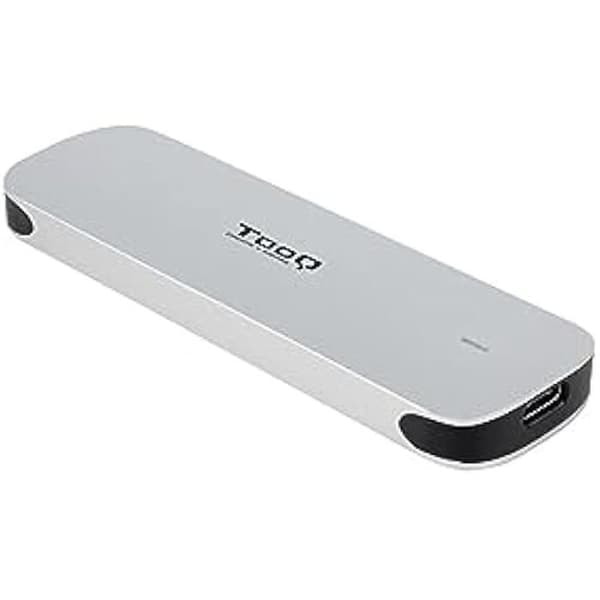 Externt hölje för M.2 NGFF SSD - TOOQ TQE-2202S - Aluminium - Silverfärg