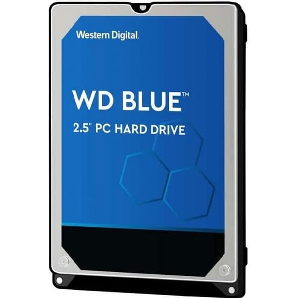 Western Digital WD Blue Mobile 2 TB intern hårddisk - SATA 6 Gb/s - 2,5" - 5400 RPM - 128 MB