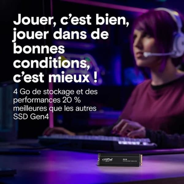 Hårddisk Crucial 2 TB SSD
