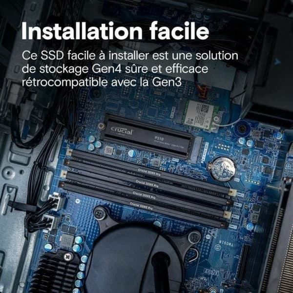 Hårddisk Crucial 2 TB SSD