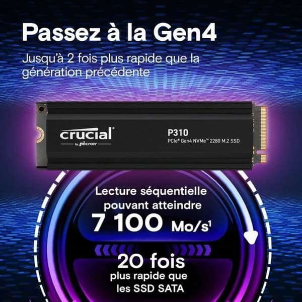 Hårddisk Crucial 2 TB SSD