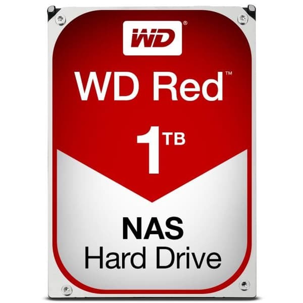 Hårddisk - Western Digital - Röd - 1000 Go - 5400 varv/min - SATA III - 64 Mo