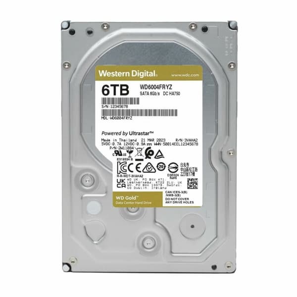 Harddisk Western Digital WD6004FRYZ 3,5" 6 TB