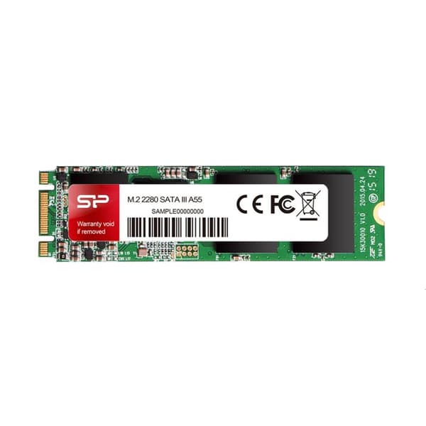M.2 2280 SSD, 256 GB, Value Series 3D TLC NAND, SLC Cache - Max 560/530 Mb/s, Silicon Power