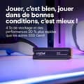 Miniatyrbild 2 av 6: CRUCIAL - P310 - Intern SSD - 4 To - PCIe Gen4 NVMe M.2 - Med kylfläns - Læshastighed Op til 7100 Mo/s - CT4000P310SSD5