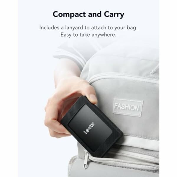 Extern Hårddisk Lexar LSL500M001T-RNBNG Svart 1 TB