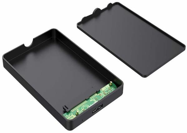 Extern SSD-hårddisk Techly - I-CASE USB3-SL25TY - SATA 2,5 SSD/HDD-fack - USB 3.0 ()