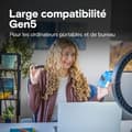 Miniatyrbild 3 av 6: CRUCIAL - P510 - Intern SSD - 1 To - PCIe Gen4 NVMe M.2 - L hastighet upp till 11000 Mo/s - CT1000P510SSD8