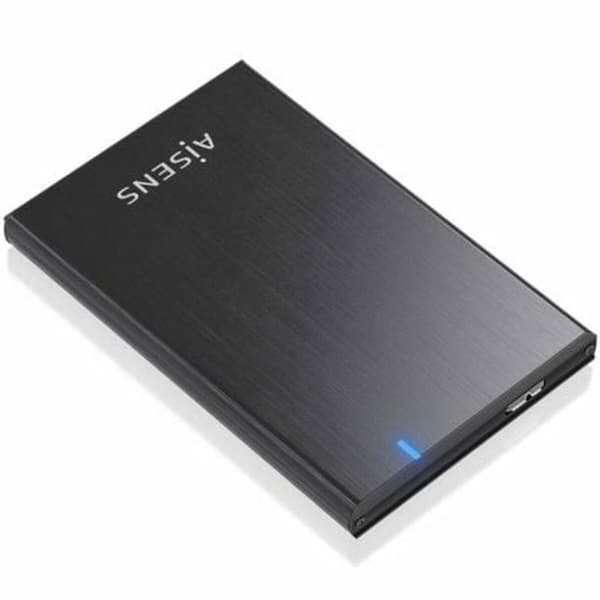Extern Hårddisk Aisens ASE-2528B Svart Svart