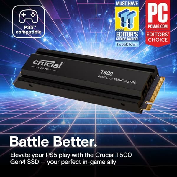 Hårddisk Crucial 4 TB SSD