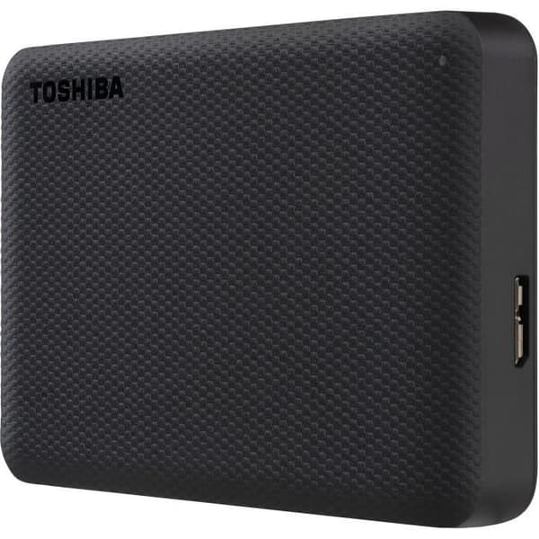 Extern hårddisk - TOSHIBA - CANVIO ADVANCE - 4 TB - Svart - USB 3.2 Gen 1