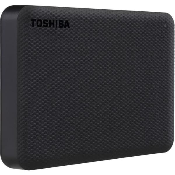 Extern hårddisk - TOSHIBA - CANVIO ADVANCE - 4 TB - Svart - USB 3.2 Gen 1