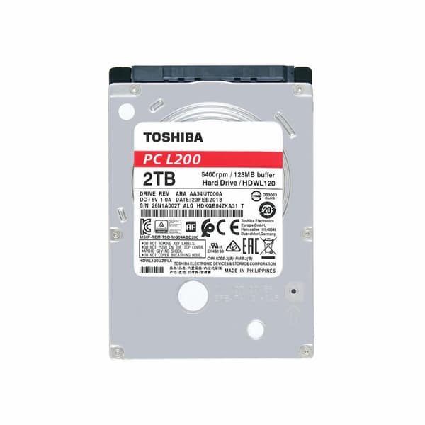 Hårddisk Toshiba HDKGB91ZKA01T 2,5" 2 TB