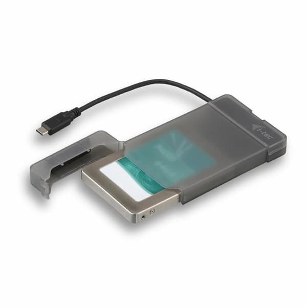 Hårddiskfodral i-Tec C31MYSAFEU313 Svart Grå USB USB-C Sata II Svart