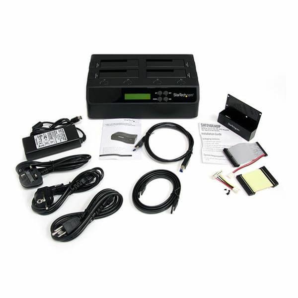 Extern inspelare Startech SATDOCK4U3RE USB Svart SATA