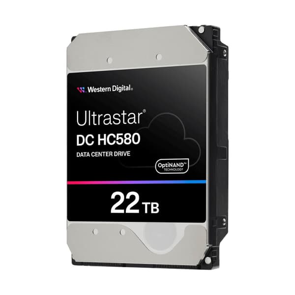 Harddisk Western Digital Ultrastar DC HC580 WUH722422ALE6L4 3,5" 22 TB