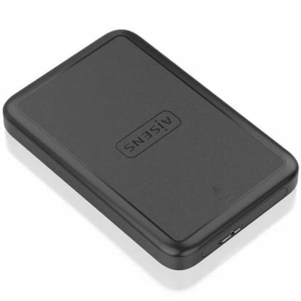 Externlåda Aisens ASE-2519B Svart 2,5" Svart