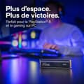 Miniatyrbild 3 av 6: CRUCIAL - P510 - Intern SSD - 1 To - PCIe Gen4 NVMe M.2 - Med kylfläns - Läshastighet upp till 1100 Mo/s - CT1000P510SSD5