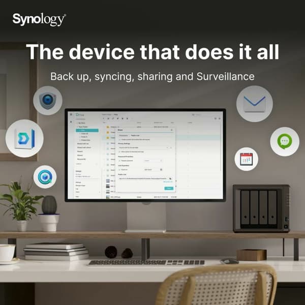 NAS-netværkslagring Synology DS925+ Quad Core