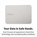 Miniatyrbild 5 av 7: Extern Hårddisk Toshiba HDTX210ESCAA 1 TB HDD Silvrig