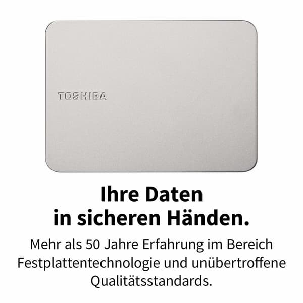 Extern Hårddisk Toshiba HDTX210ESCAA 1 TB HDD Silvrig