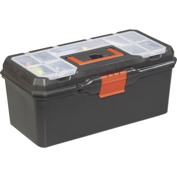 Alutec 56260 Verktygslåda (tom) Plast Svart, Orange