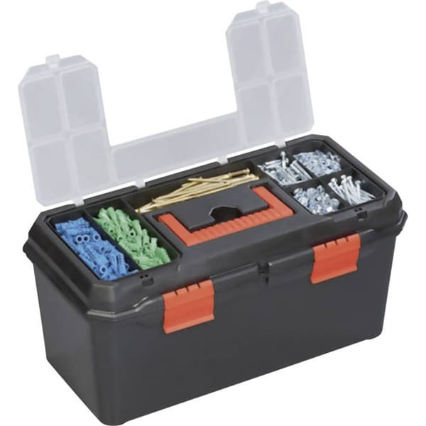 Alutec 56270 Verktygslåda (tom) Plast Svart, Orange
