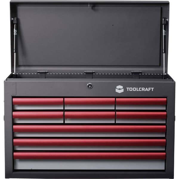 TOOLCRAFT 887090 Verkstadsvagn Tillverkarfärg: Grå, Antracit, Röd
