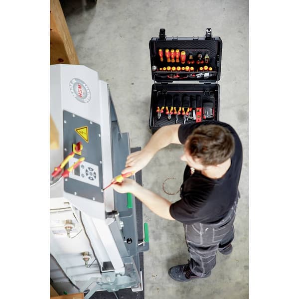 Wiha 40523 Elektriker, Hantverkare, Lärling, Professionell, VDE Verktygsväska med utrustning 81 delar (L x B x H) 510 x