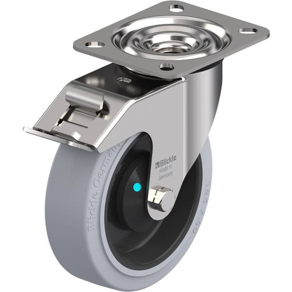 Blickle 583120 LEX-POEV 125KAD-FI-SG (LEX-POEV 125KD-FI-SG) Länkhjul med fixering Hjuldiameter: 125 mm Bärförmåga (max.