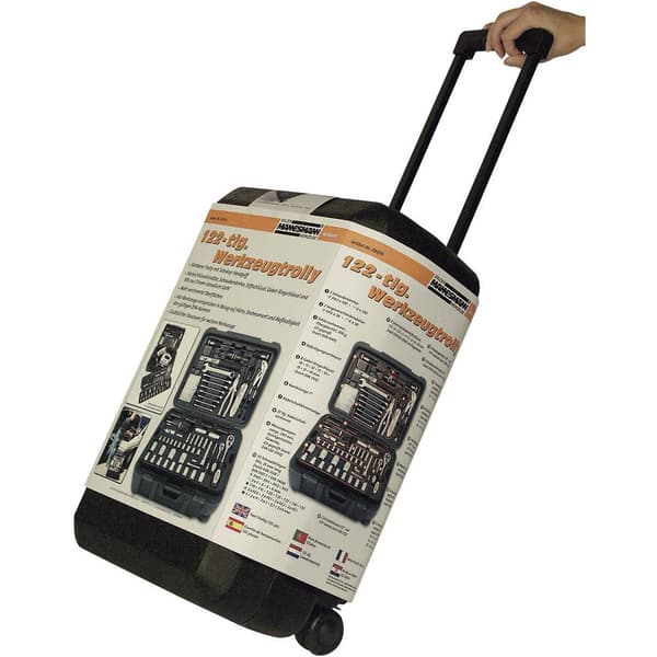 Brüder Mannesmann M29070 Hantverkare Verktygsväska med utrustning 122 delar (B x H x D) 360 x 240 x 530 mm