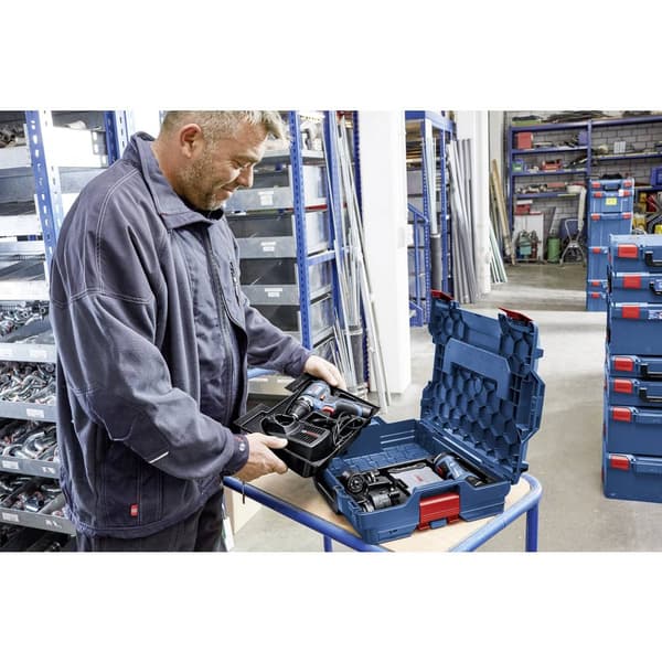 Bosch Professional L-BOXX 102 1600A012FZ Transportlåda ABS Blå, Röd (L x B x H) 442 x 357 x 117 mm