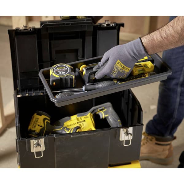 STANLEY 1-70-326 Verktygslåda Plast Svart, Gul