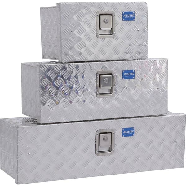 Alutec TRUCK 23 41023 Plåtlåda räfflad Aluminium (L x B x H) 425 x 265 x 260 mm