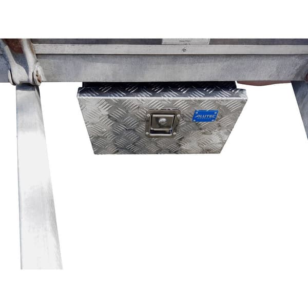 Alutec TRUCK 23 41023 Plåtlåda räfflad Aluminium (L x B x H) 425 x 265 x 260 mm