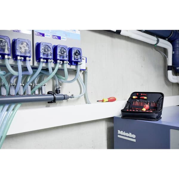 Wiha 43465 Elektriker, Hantverkare, Lärling, Professionell, VDE Verktygsväska med utrustning 32 delar (L x B x H) 245 x