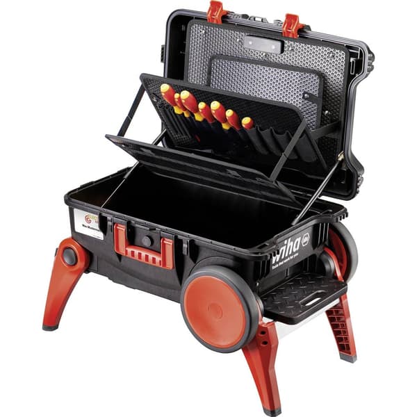 Wiha 44129 Elektriker, Hantverkare, Professionell, VDE Verktygsväska tom 1 st (L x B x H) 680 x 336 x 497 mm