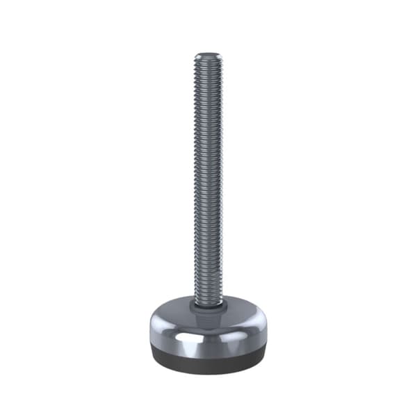 Ruostumaton tasoitusjalka 12x100x50mm pohja ja tärinänesto 400kg-sarja 4 kpl.