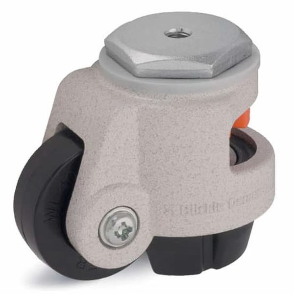 Nivelleringshjul 42 mm hjul Blickle-hjul 180 kg kapacitet HRIG-POA 45G