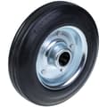Pikkukuva 1 / 5: 200mm pyörä mustalla kumilla puristetun teräksen keskellä