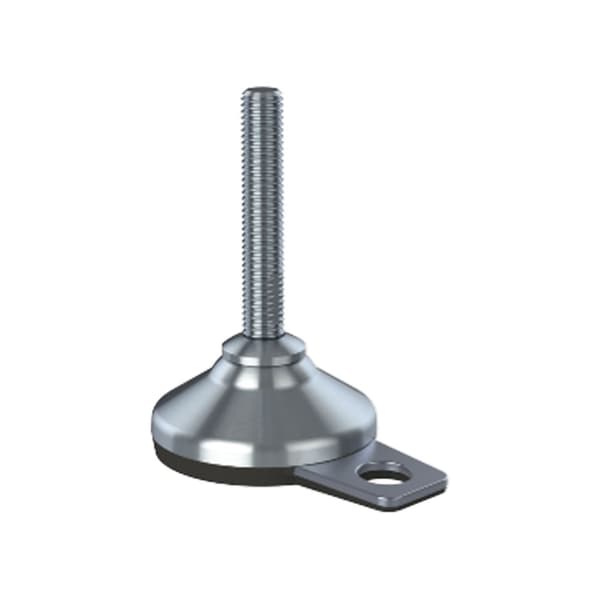 Ruostumaton tasoitusjalka 12x70x65mm pohja ja tärinänesto 900kg-sarja 4 kpl.