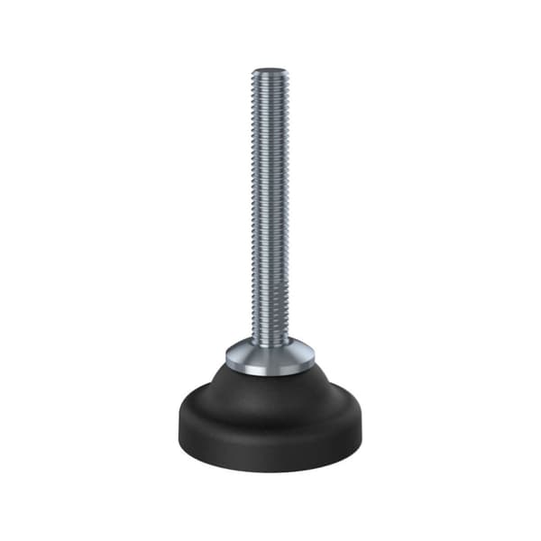 Ruostumattomat tasoitusjalat M10x70 muovijalka + insertit 30x30 M10 1.5mm 500kg 500kg