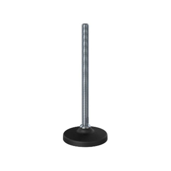 Ruostumattomat tasoitusjalat 16x230 muovinen pohja + insertit 40x40x16 2.0mm - 4 kpl