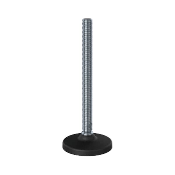 Ruostumattomat tasoitusjalat 16x230 muovinen pohja + insertit 40x40x20 2.0mm - 4 kpl